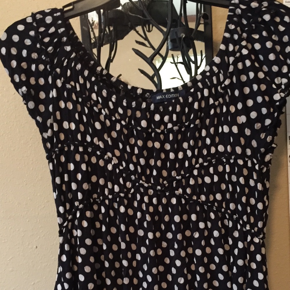 Polka dot blouse